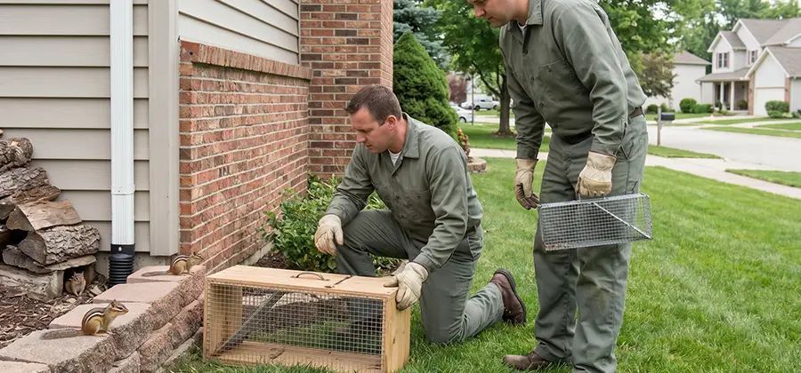 Remove Chipmunks From Yard in Redmond