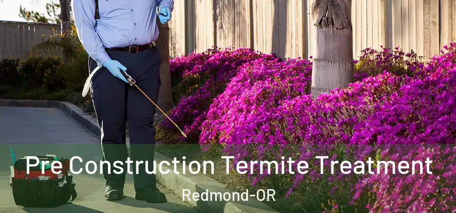  Pre Construction Termite Treatment Redmond-OR